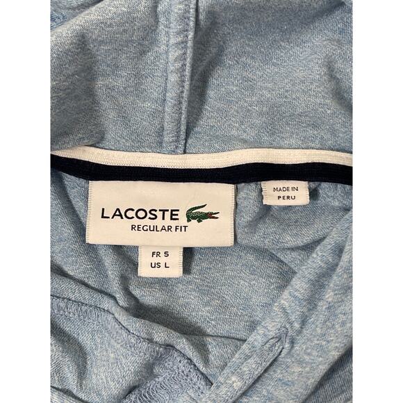 Lacoste Men's Regular Fit Hooded Preppy Street Wear Gorpcore Sweatshirt L - Picture 6 of 9